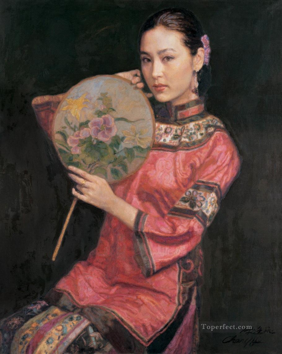 ファン中国人チェン・イーフェイとの美しさ油絵